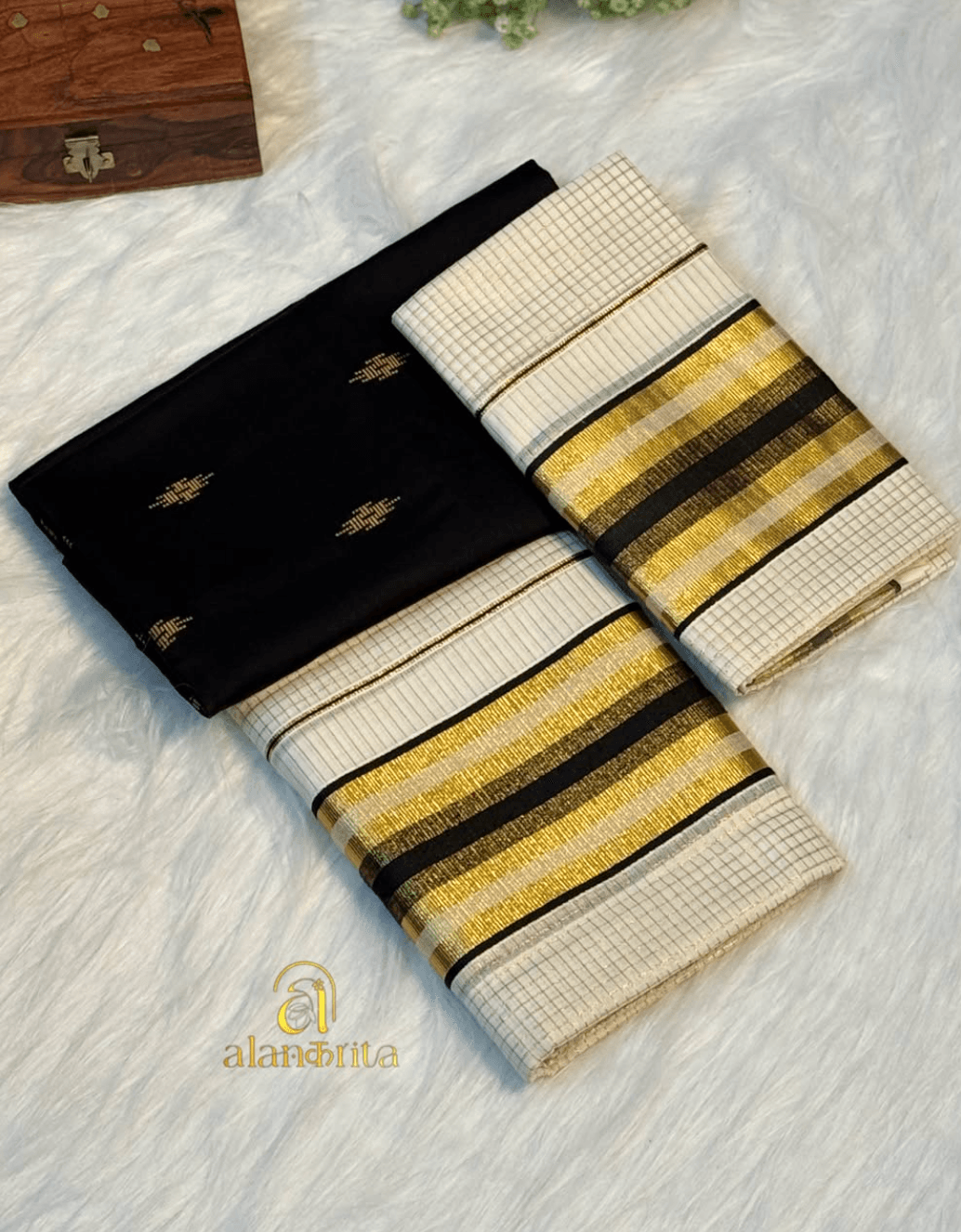 Premium Black Kasavu